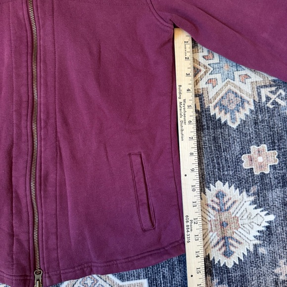 Columbia Benton Springs Purple Full Zip Fleece Sweater Jacket Women’s Size Small - Picture 14 of 15
